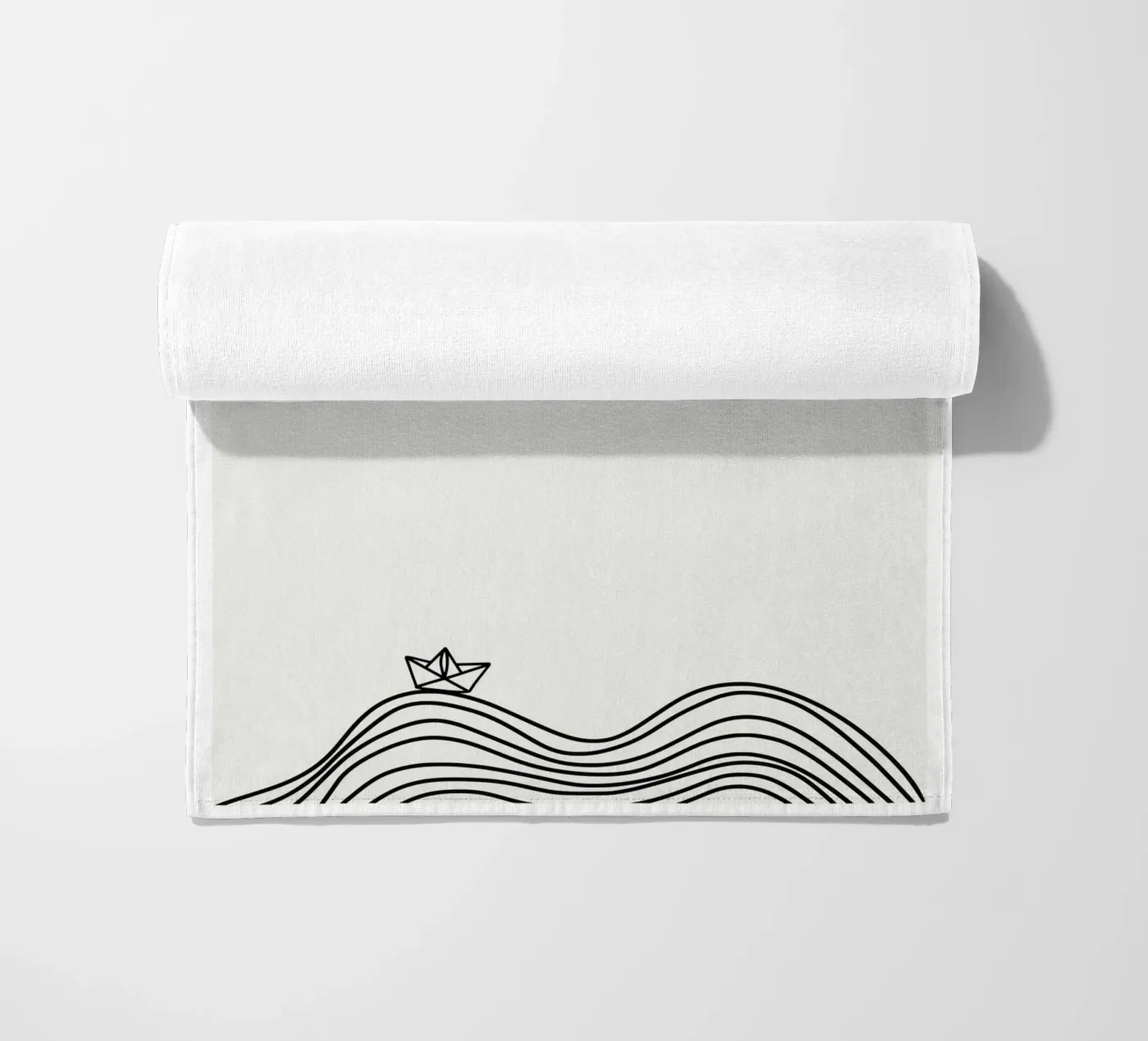 Flow beach towel by PurePeachStudio