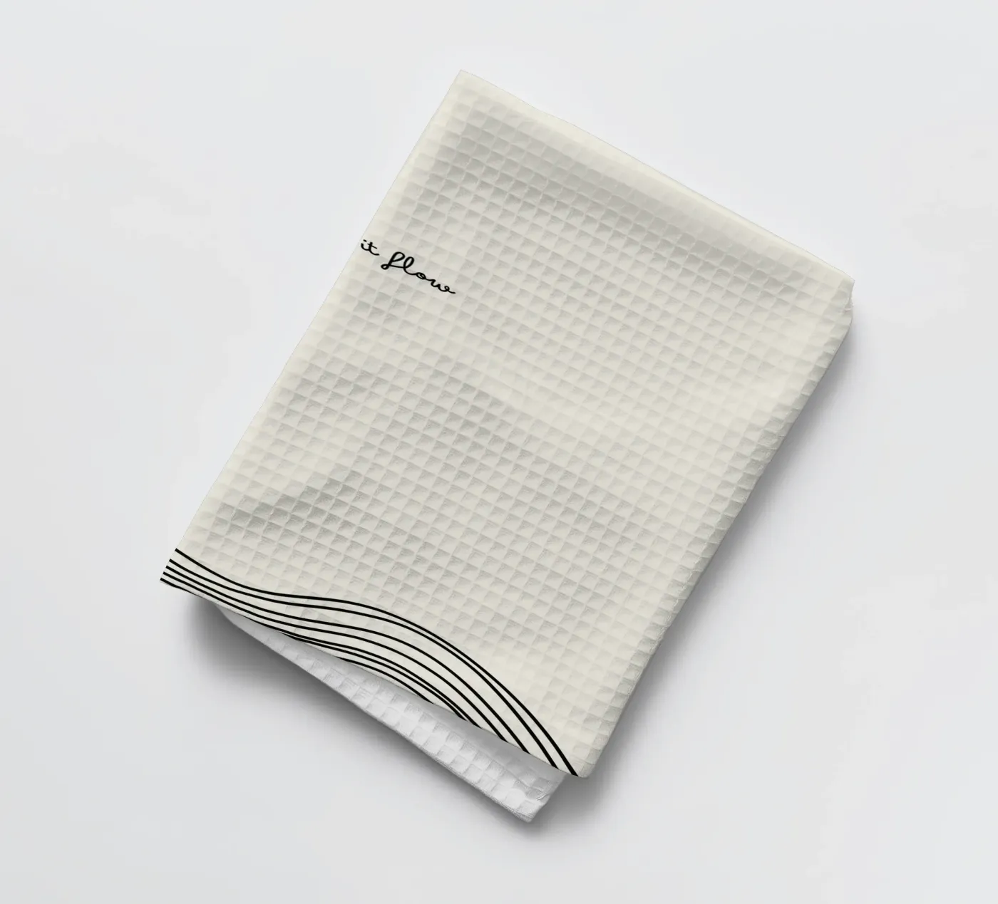 Flow tea towel by PurePeachStudio