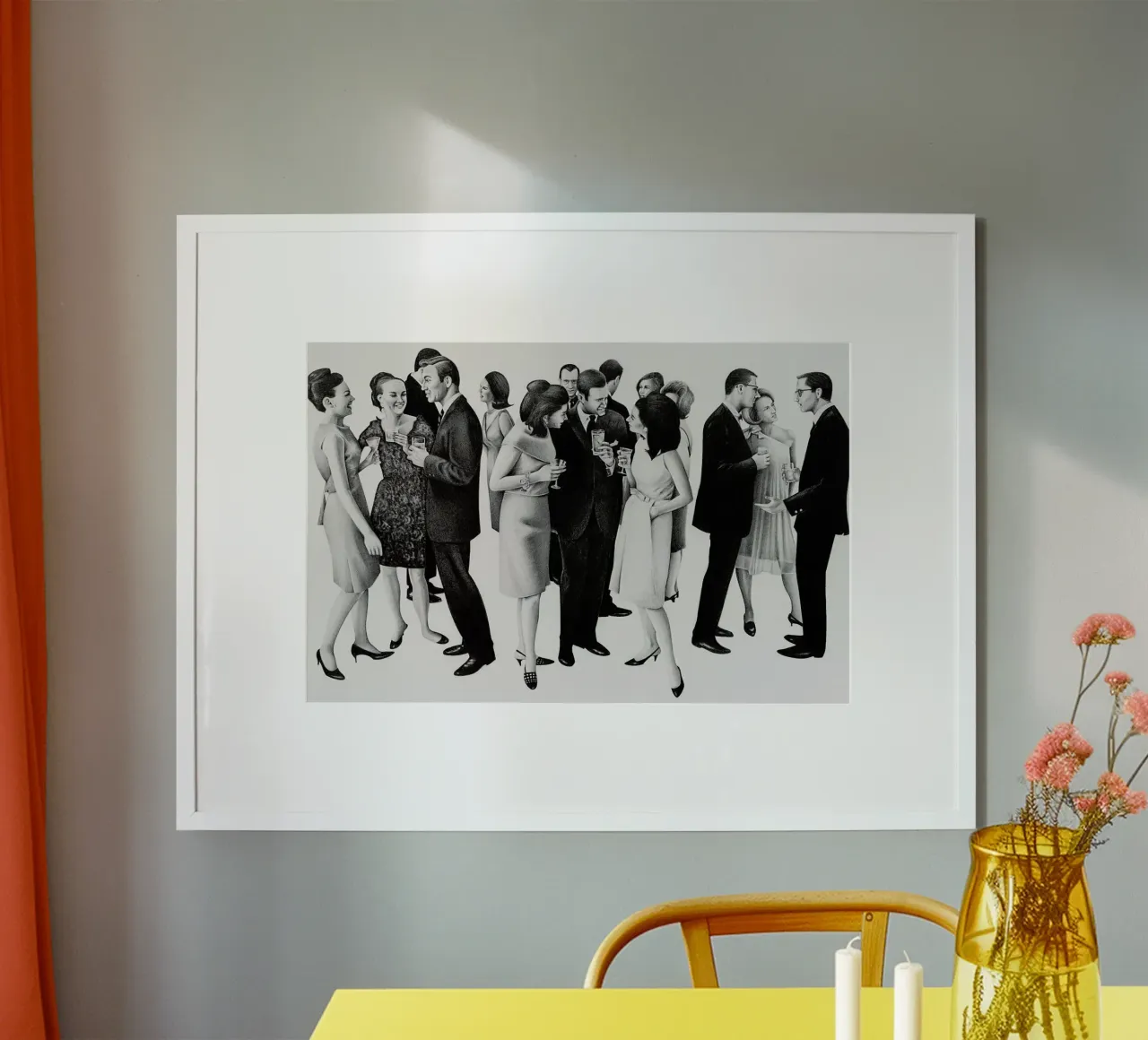 The Cold War poster con telaio in legno da Doug Smock