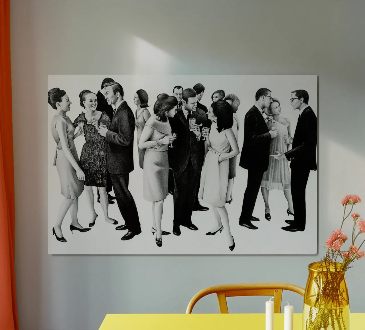 The Cold War poster con telaio in legno da Doug Smock
