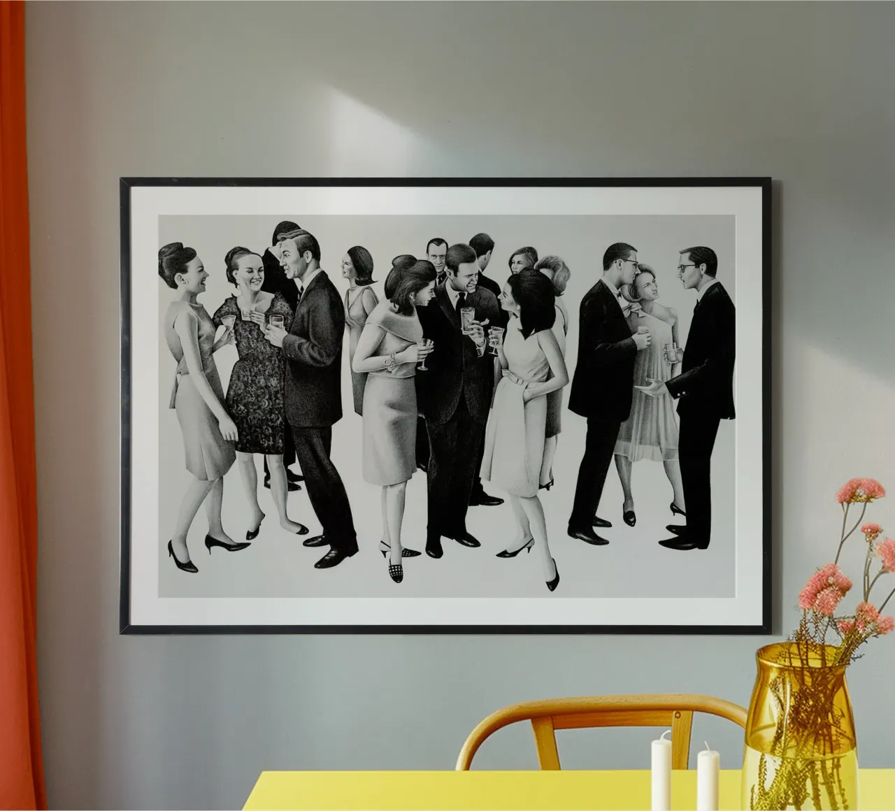 The Cold War poster con telaio in legno da Doug Smock