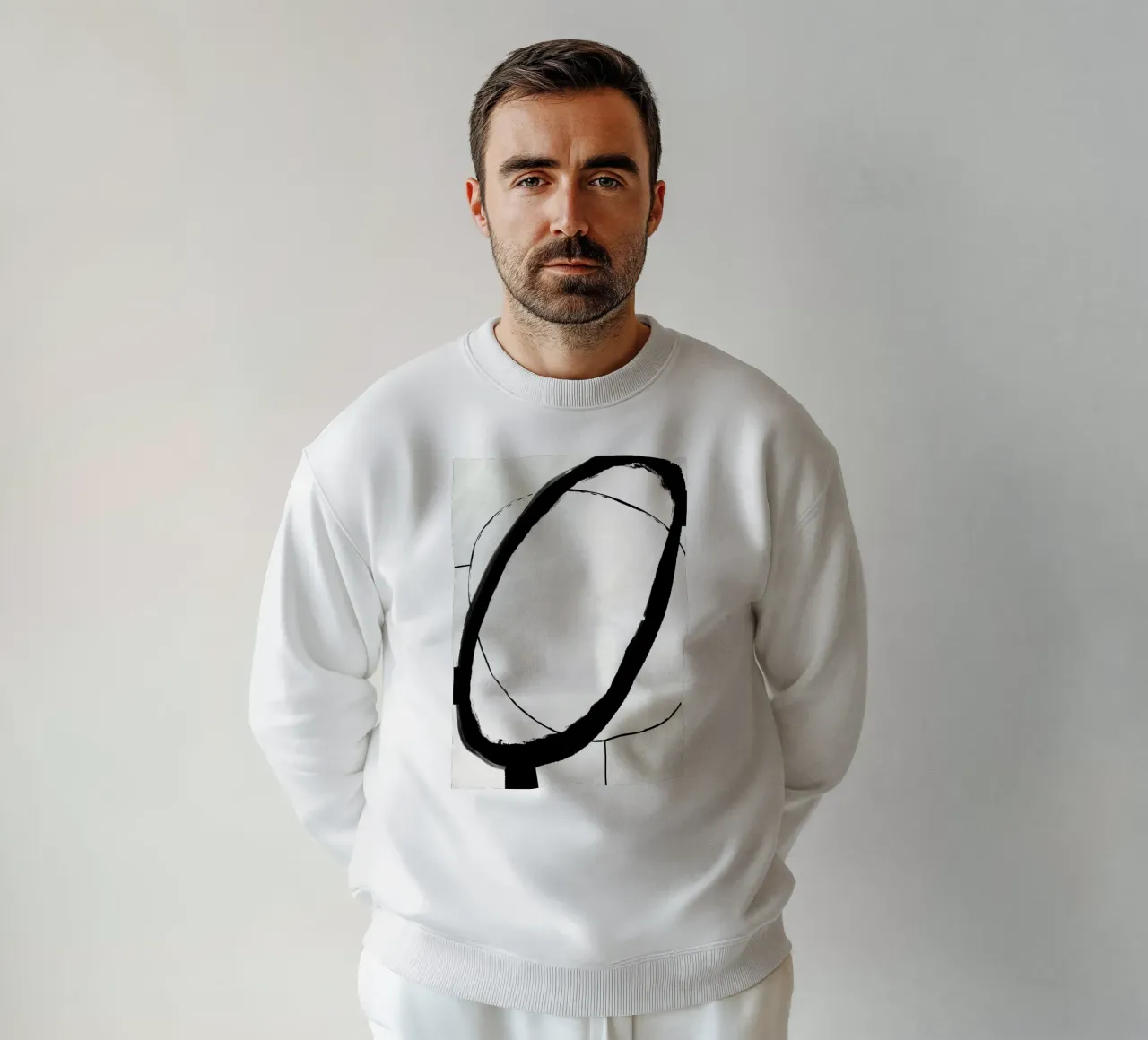 Black Strokes No 11 sweatshirt by treechild