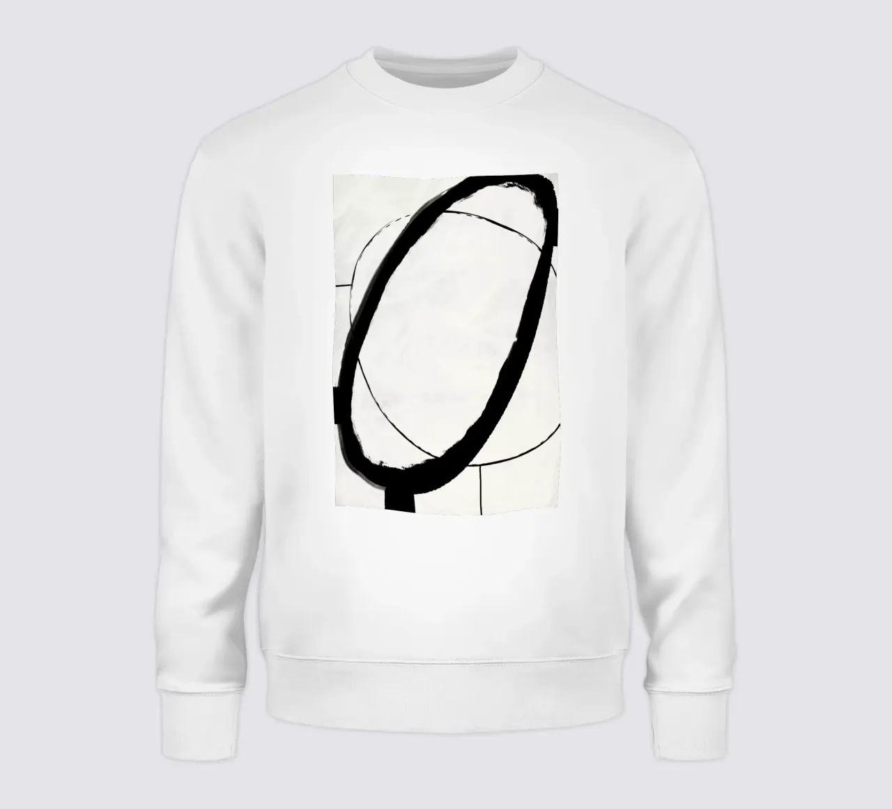 Black Strokes No 11 sweatshirt by treechild