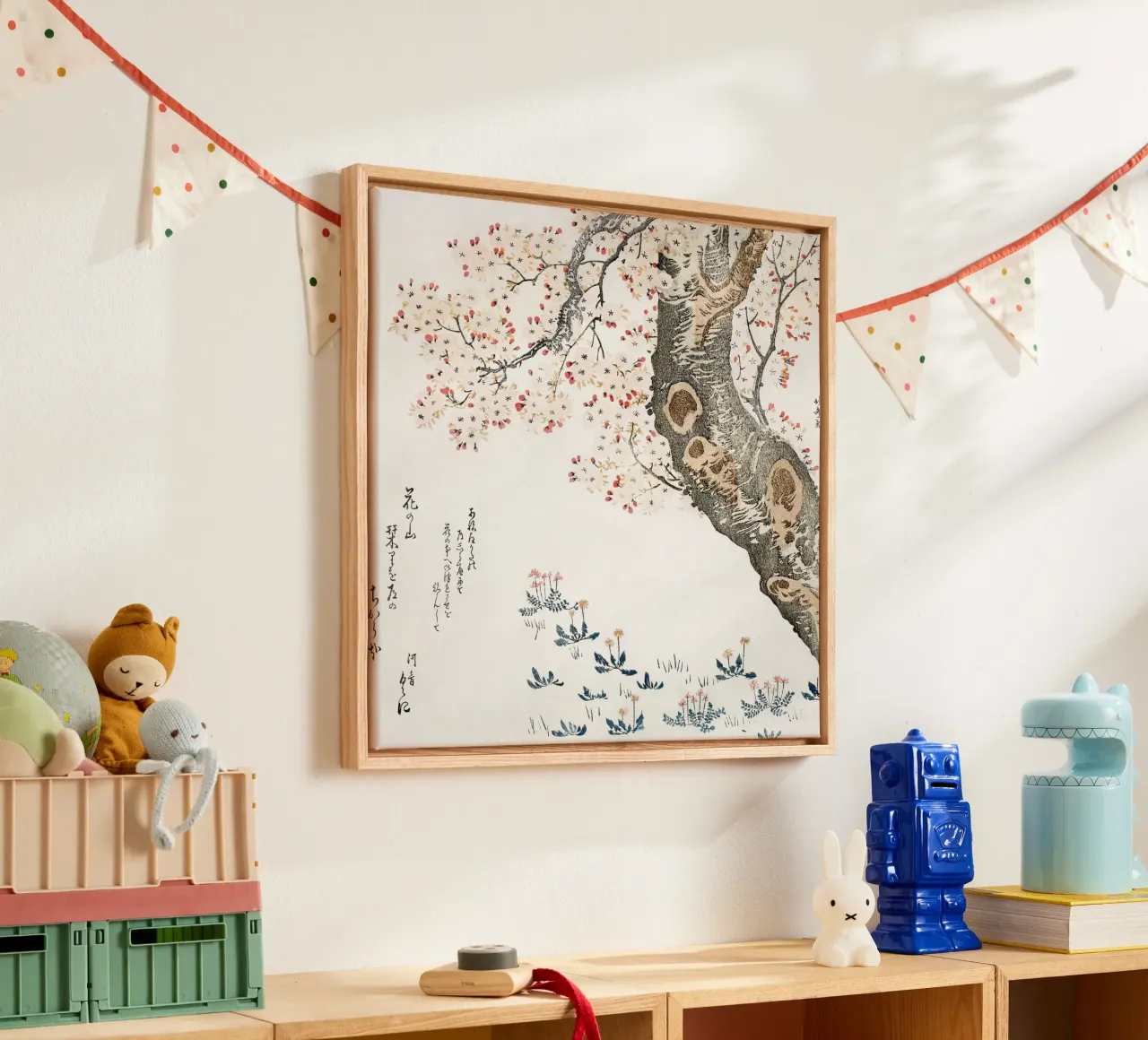 cherry tree canvas by vintageshop