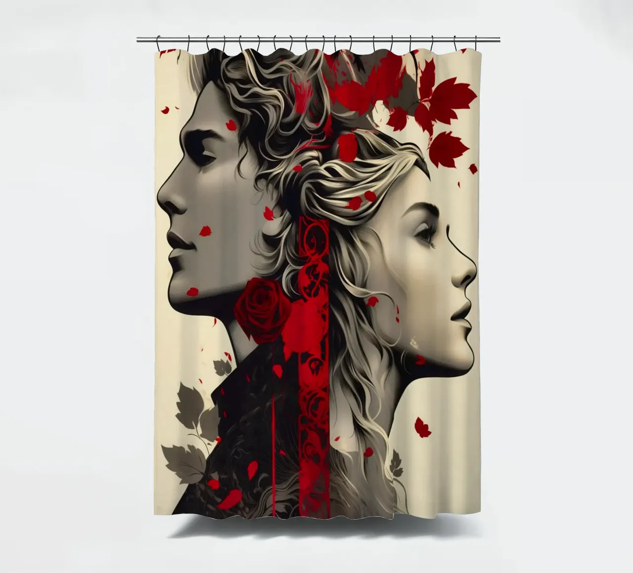 ACOTAR | Feyre e Rhysand - Regno delle Sette Corti tenda da doccia da Autofocus