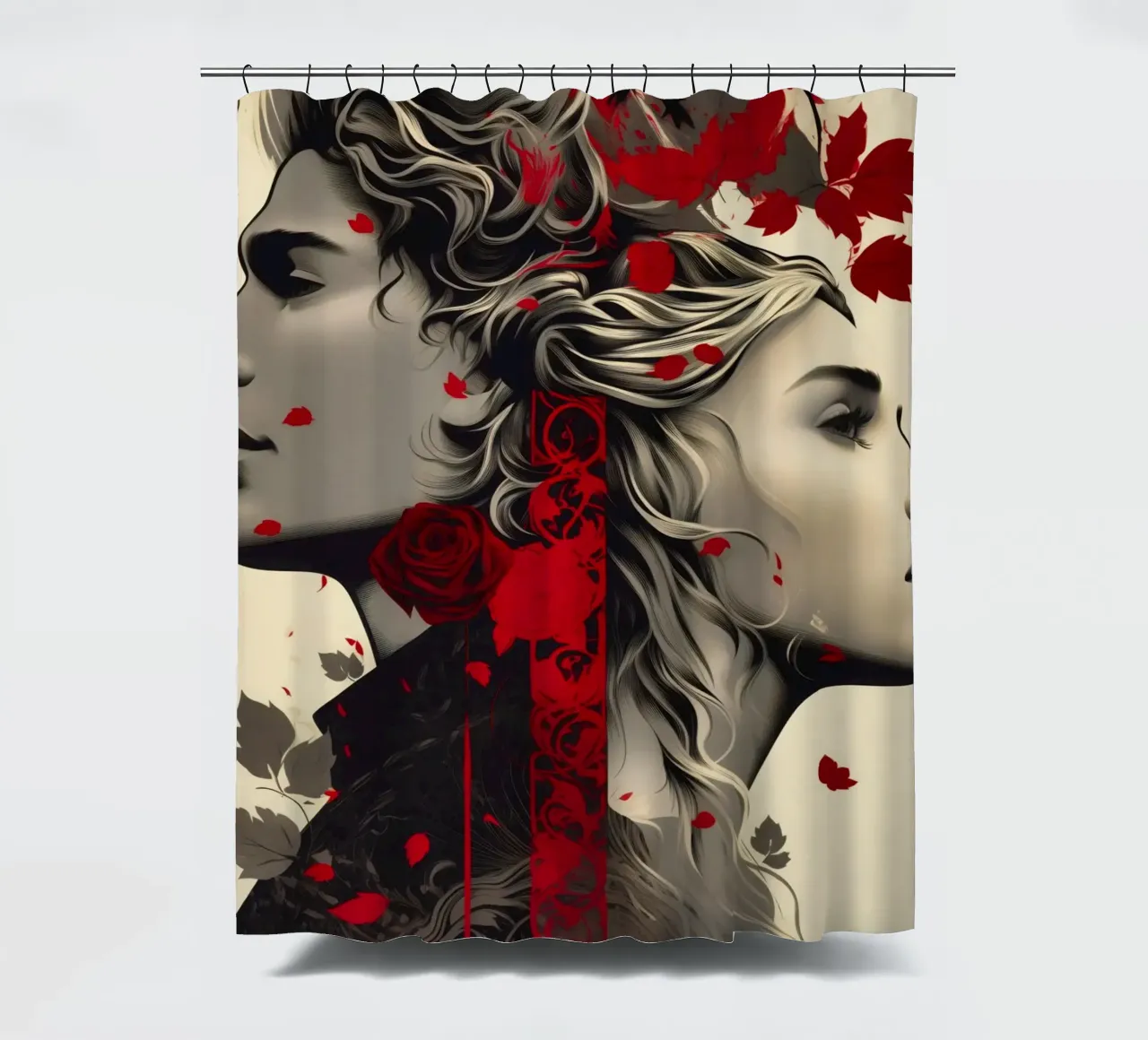 ACOTAR | Feyre e Rhysand - Regno delle Sette Corti tenda da doccia da Autofocus