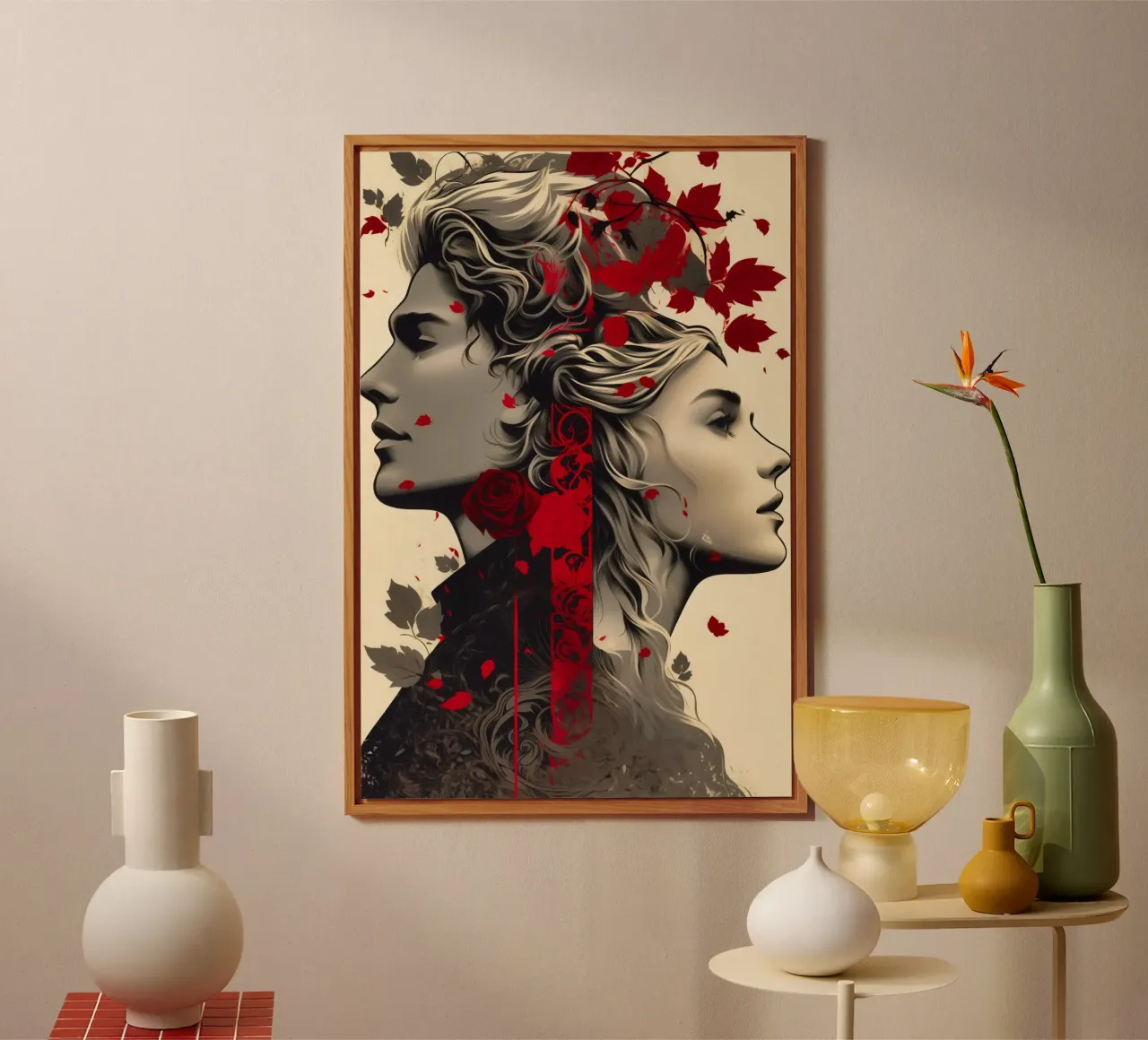 ACOTAR | Feyre e Rhysand - Regno delle Sette Corti alluminio dibond da Autofocus