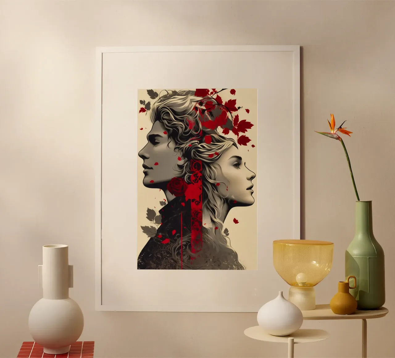 ACOTAR | Feyre e Rhysand - Regno delle Sette Corti carta hahnemühle da Autofocus