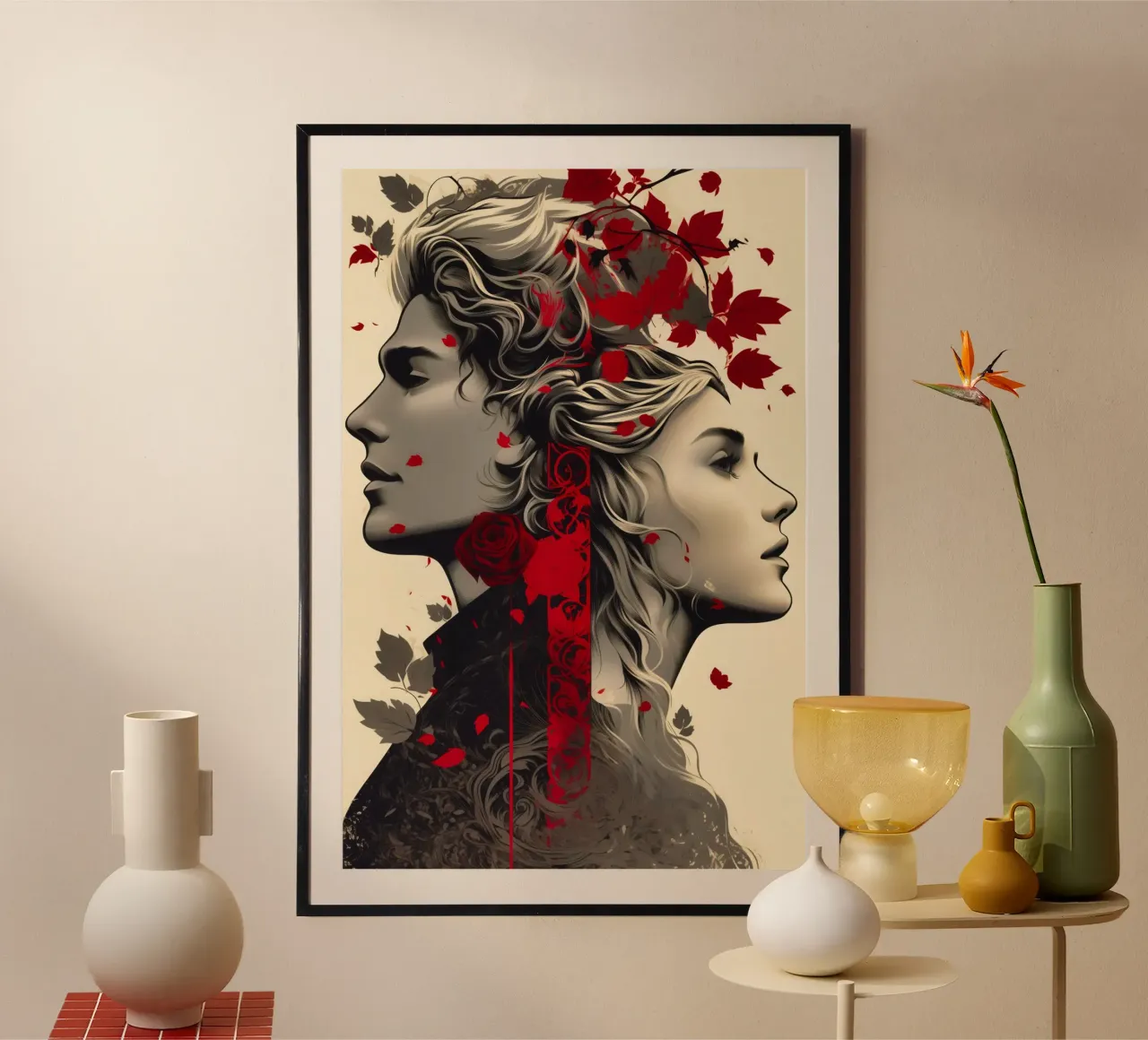 ACOTAR | Feyre e Rhysand - Regno delle Sette Corti carta hahnemühle da Autofocus