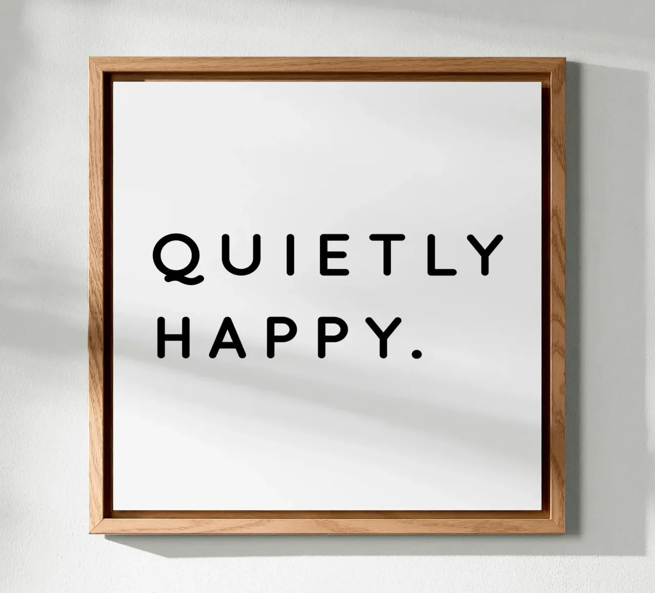 Quietly Happy alluminio dibond da sabidussi