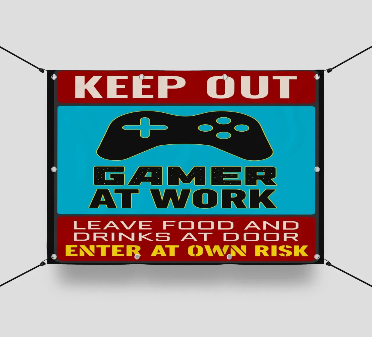 Gamer At Work telo in pvc da edsonramosart