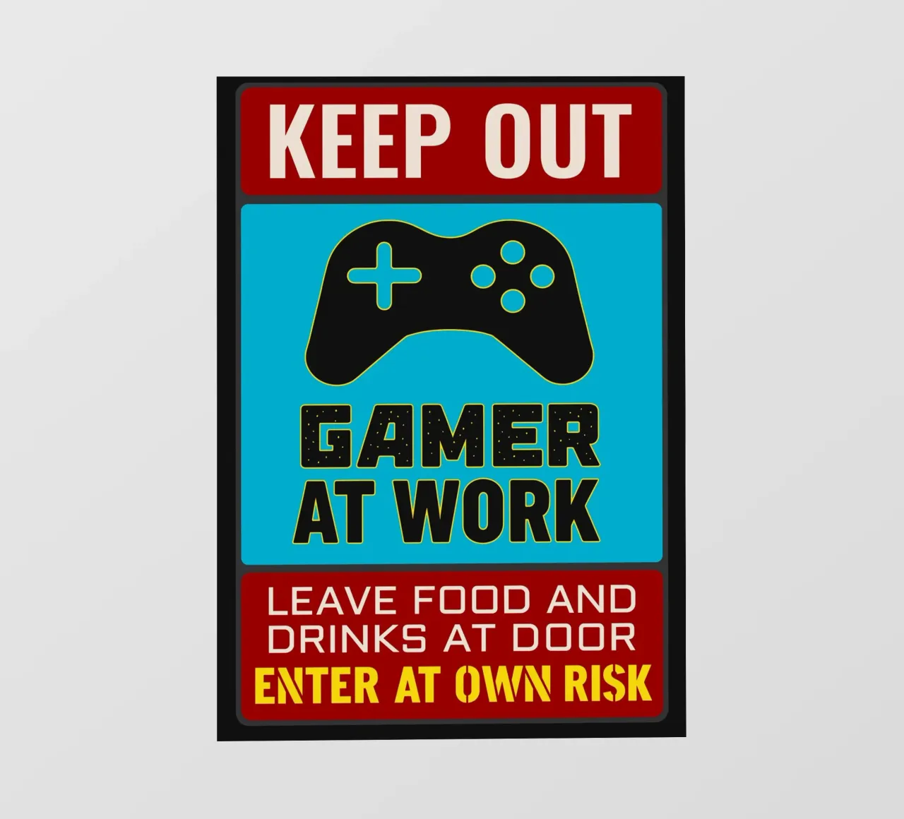 Gamer At Work telo in pvc da edsonramosart