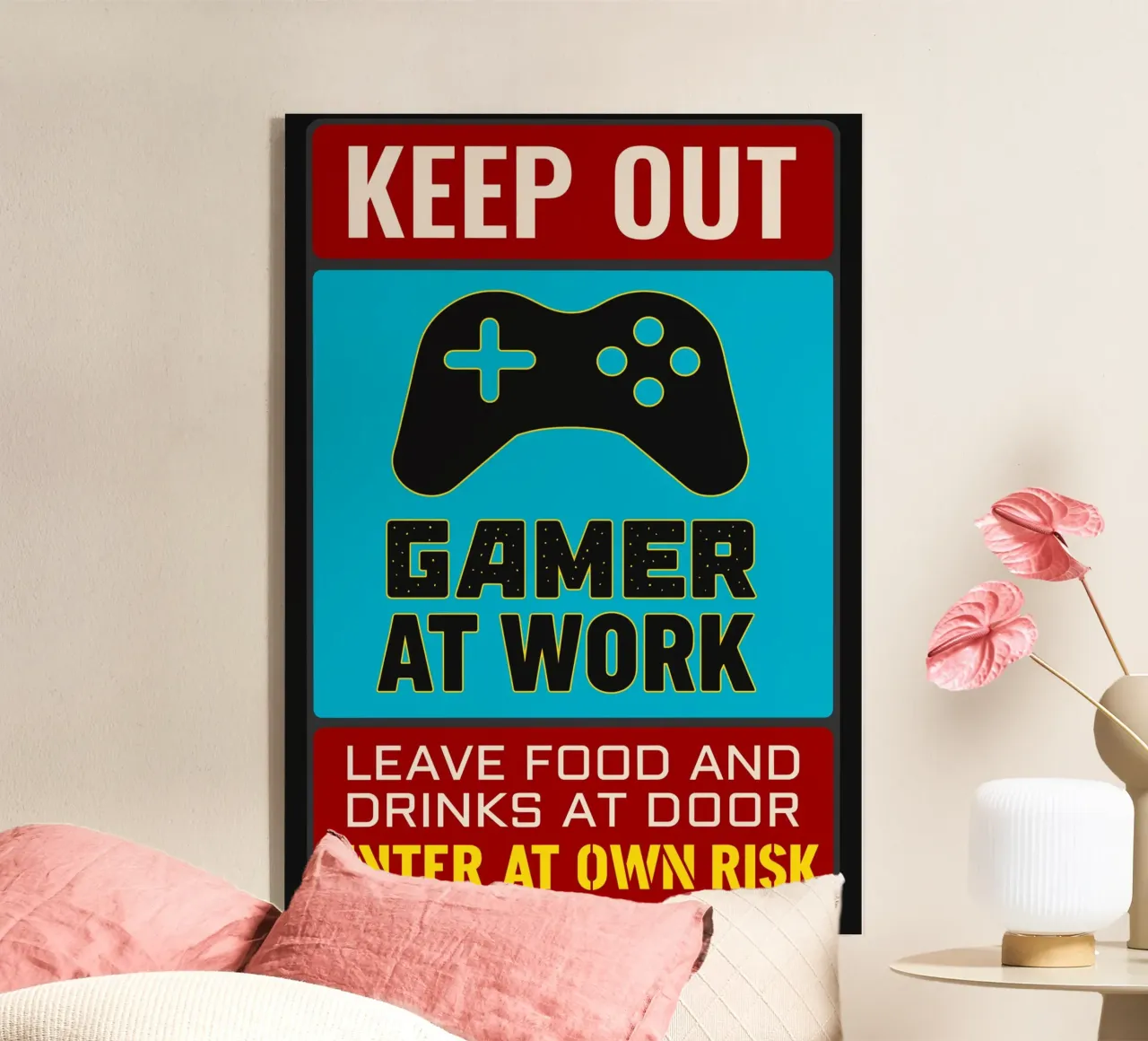 Gamer At Work plexiglass da edsonramosart