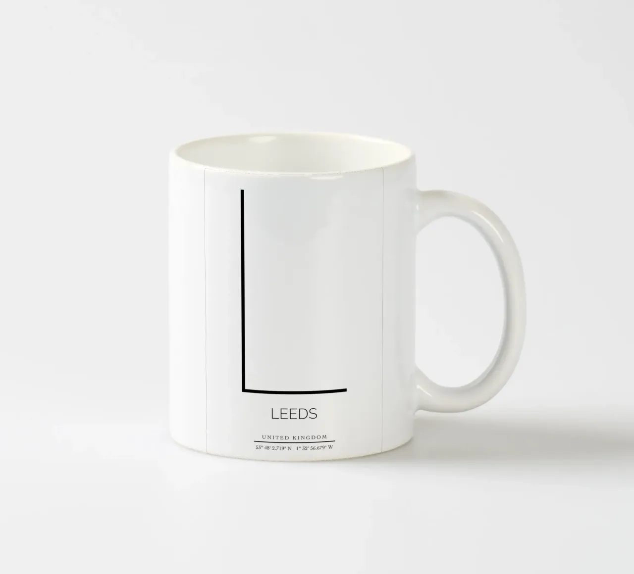 LEEDS - white tazza in ceramica da CityLights