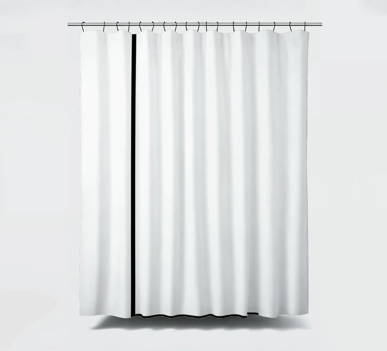 LEEDS - white shower curtain by CityLights