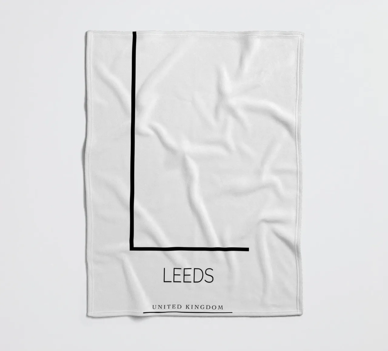 LEEDS - white coperta in pile da CityLights