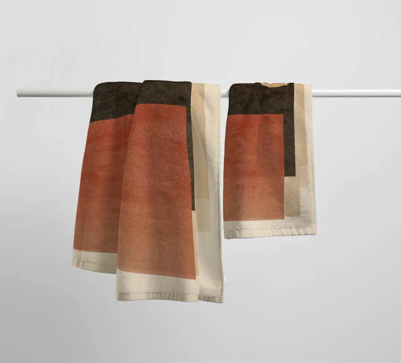 Vintage Layered Shapes asciugamano da bagno da Aralyn