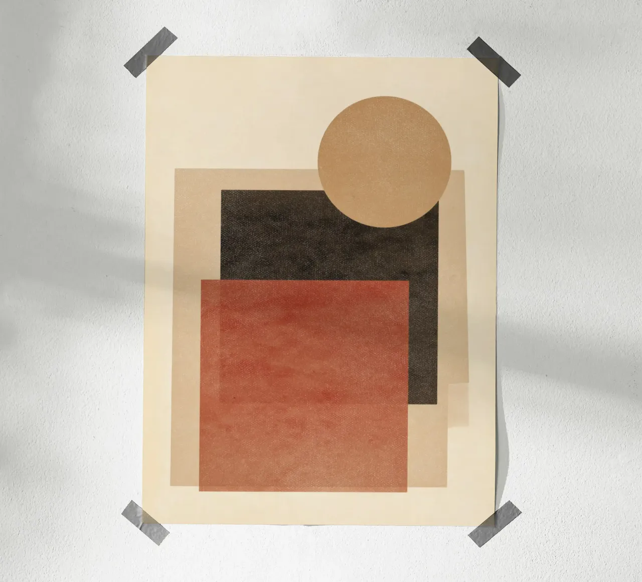 Vintage Layered Shapes carta hahnemühle da Aralyn