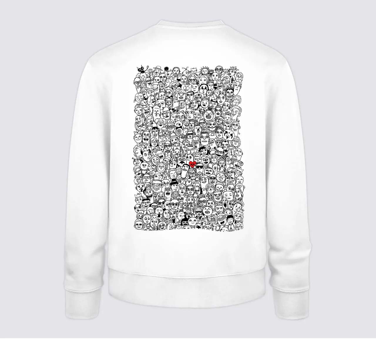 1000 teste, 1 cuore felpa da KUNSTstück