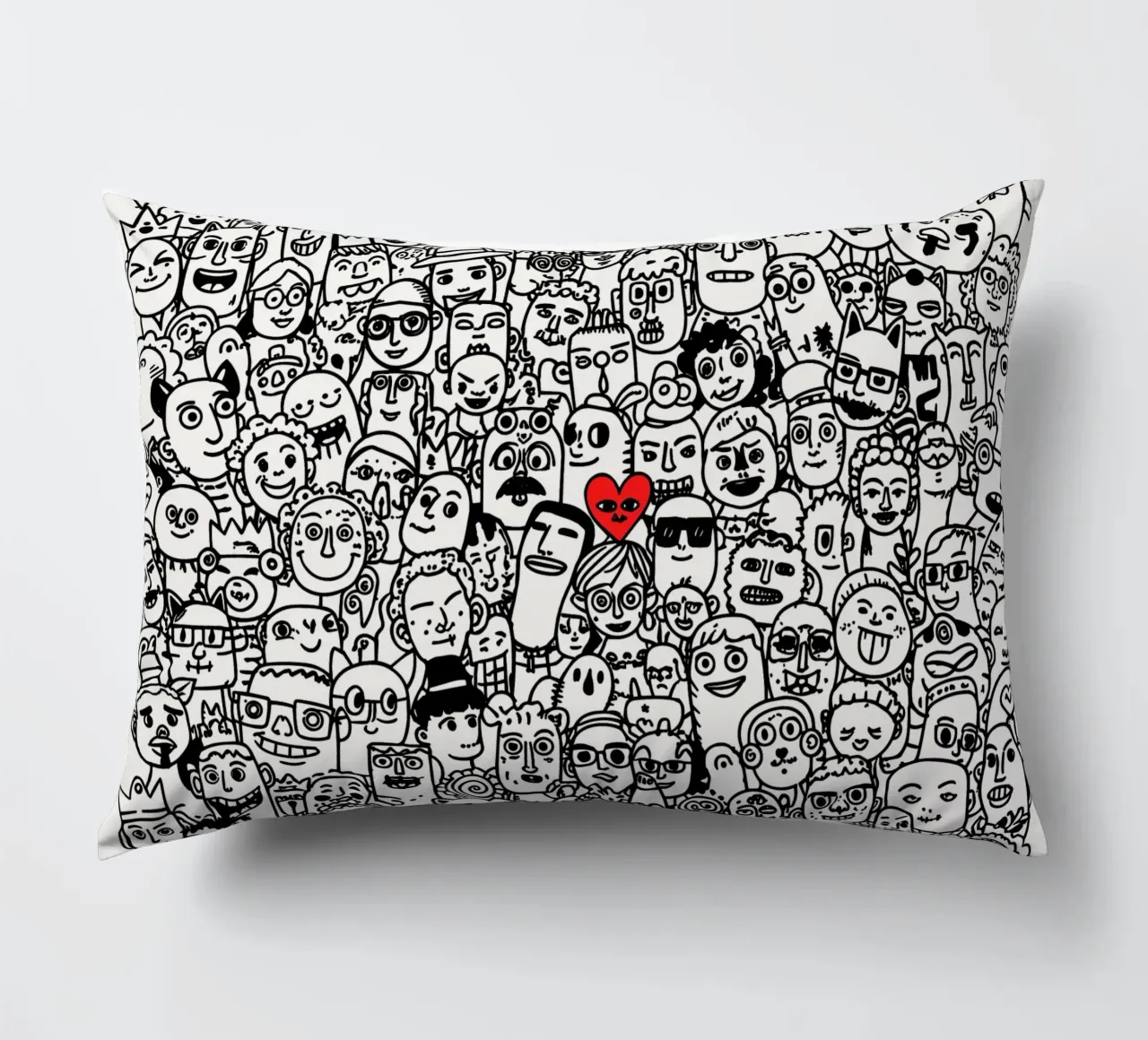 1000 teste, 1 cuore cuscino da KUNSTstück