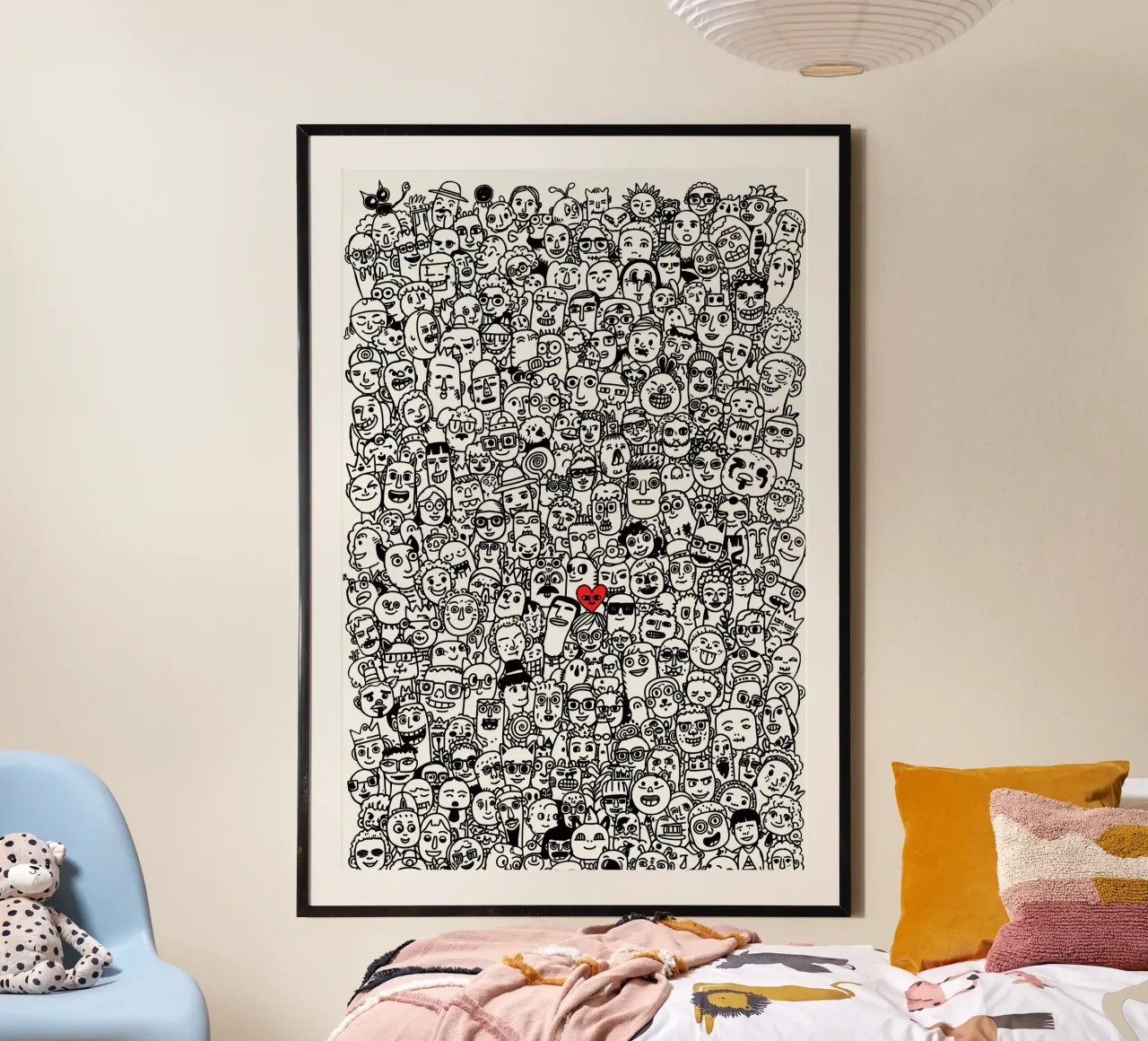 1000 teste, 1 cuore carta hahnemühle da KUNSTstück
