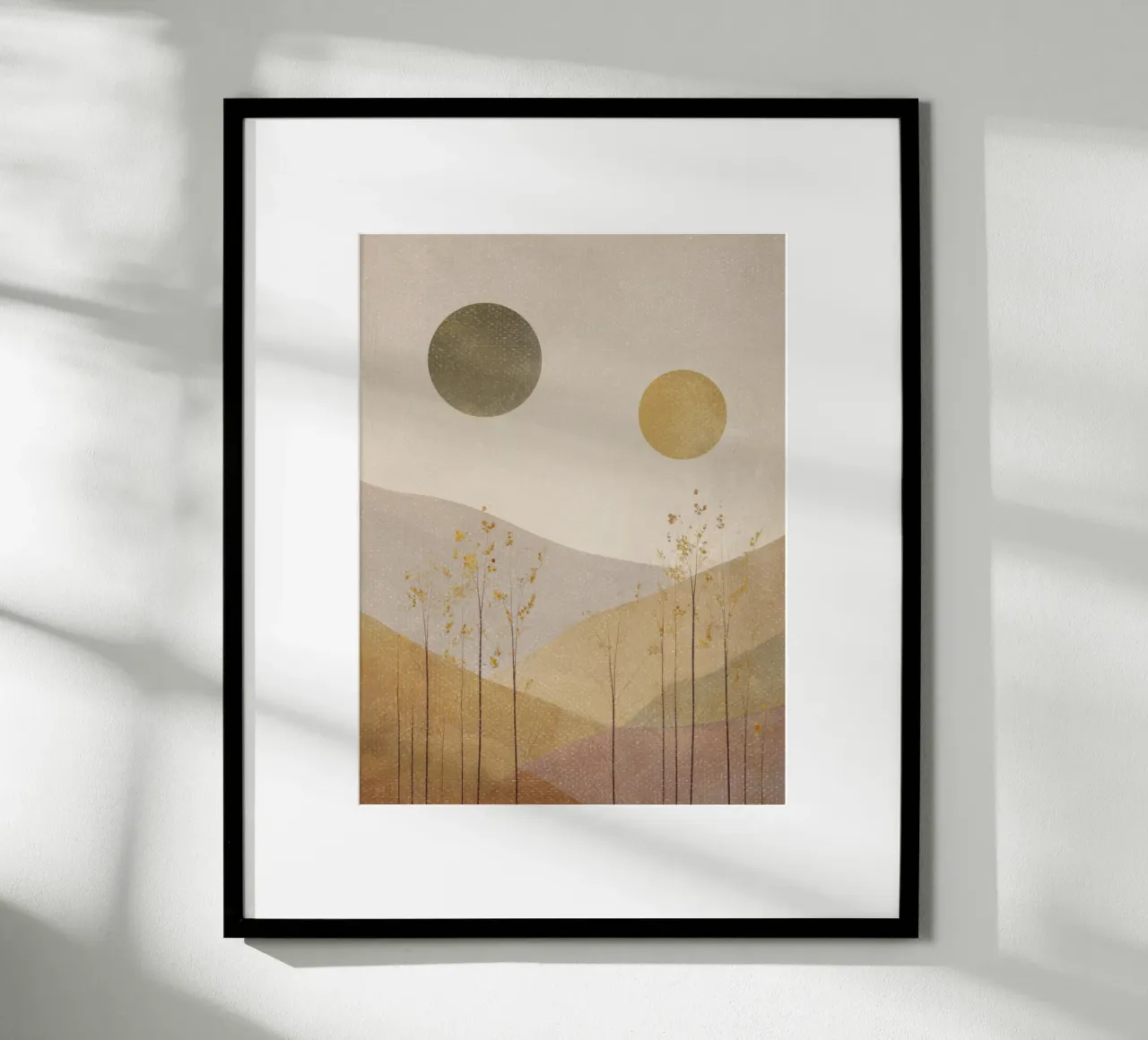 Strati di montagne in autunno carta hahnemühle da Aralyn