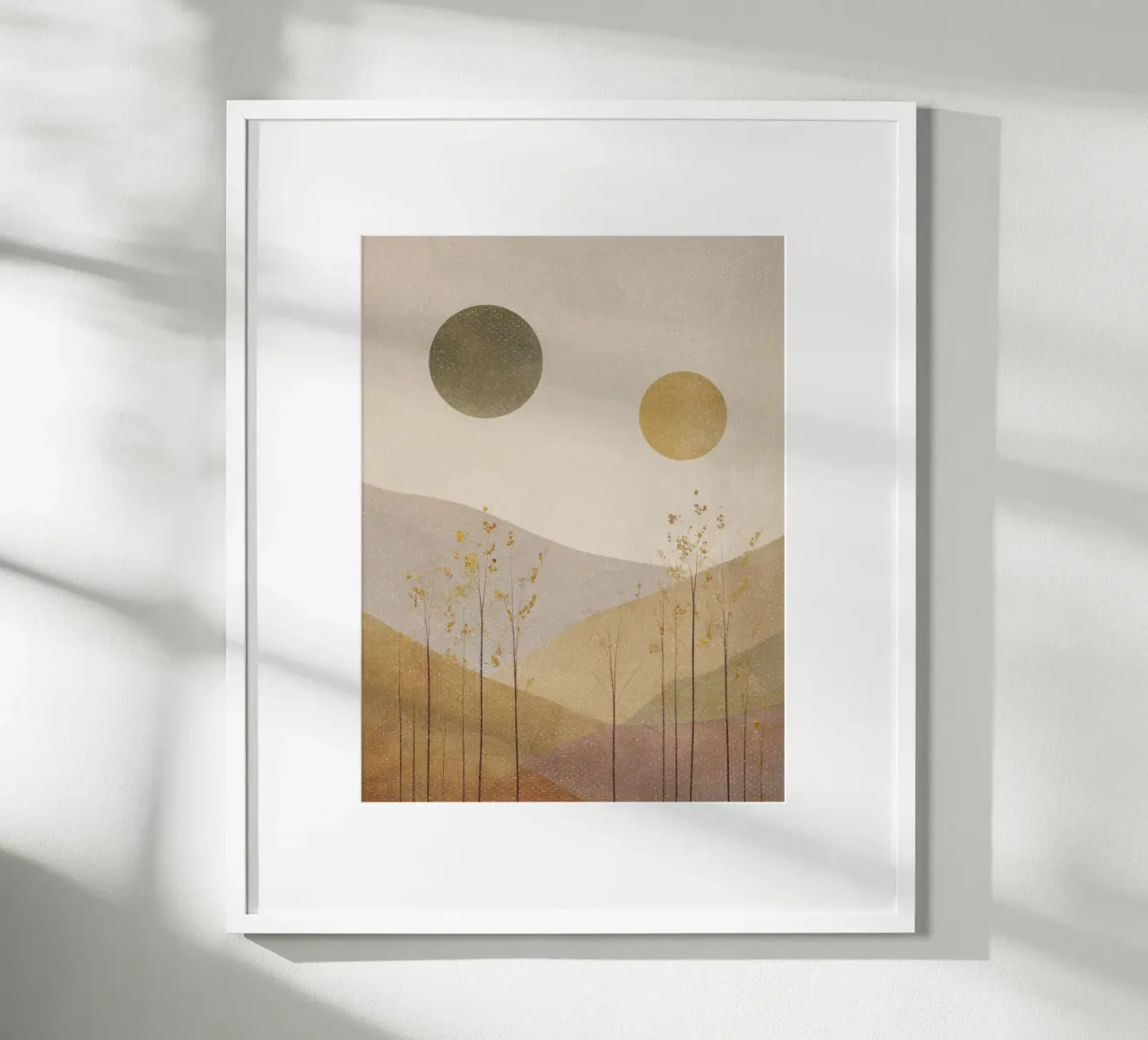 Strati di montagne in autunno carta hahnemühle da Aralyn