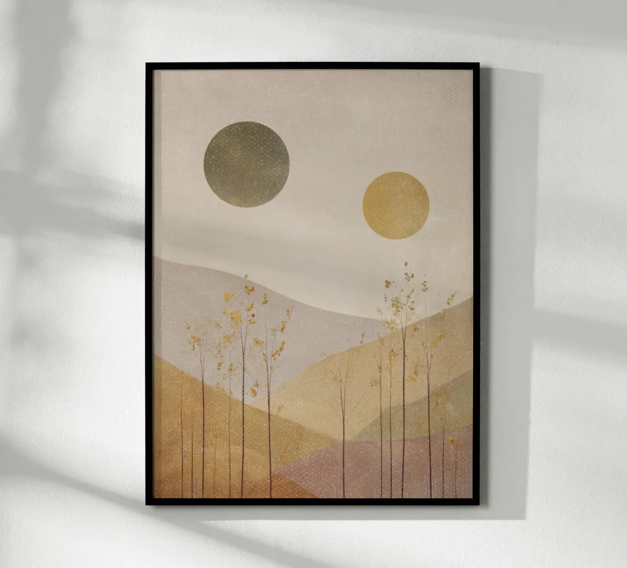 Strati di montagne in autunno carta hahnemühle da Aralyn