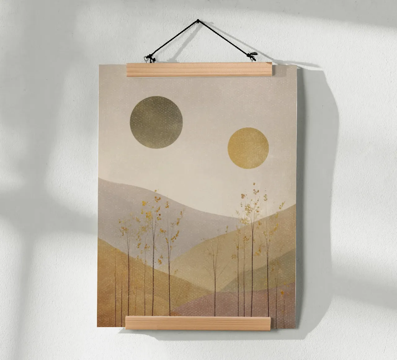 Strati di montagne in autunno carta hahnemühle da Aralyn