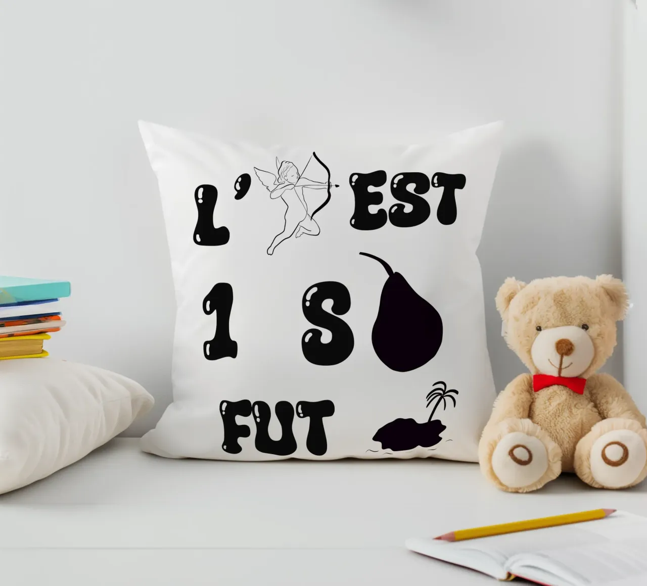 L'amore è una speranza inutile cuscino da RÉBUS REBUS