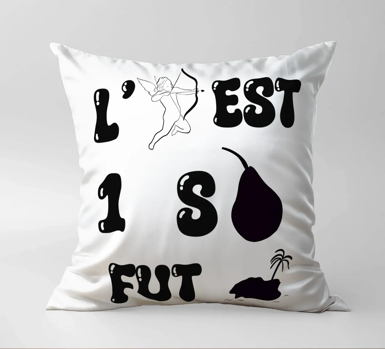 L'amore è una speranza inutile cuscino da RÉBUS REBUS