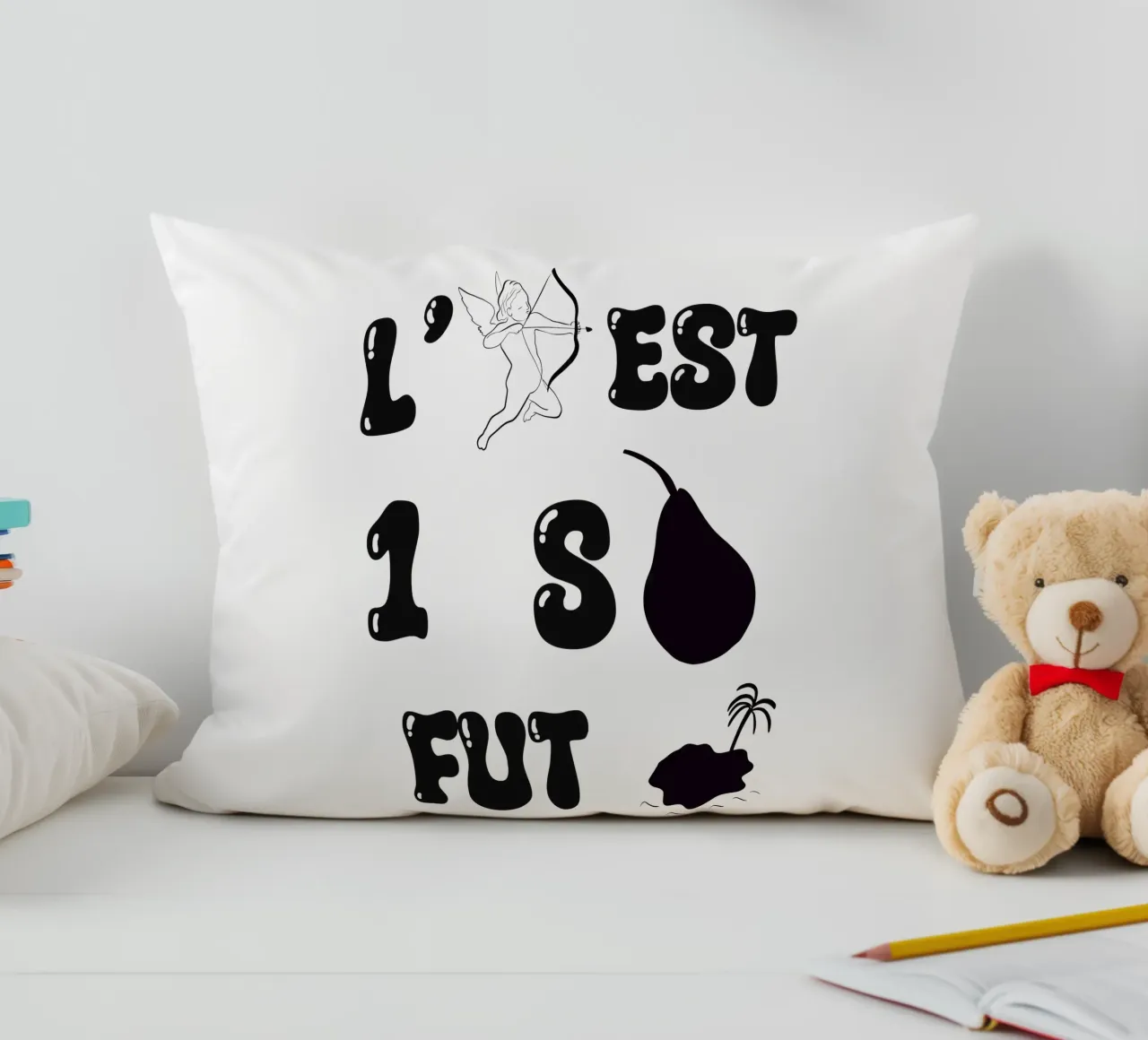 L'amore è una speranza inutile cuscino da RÉBUS REBUS