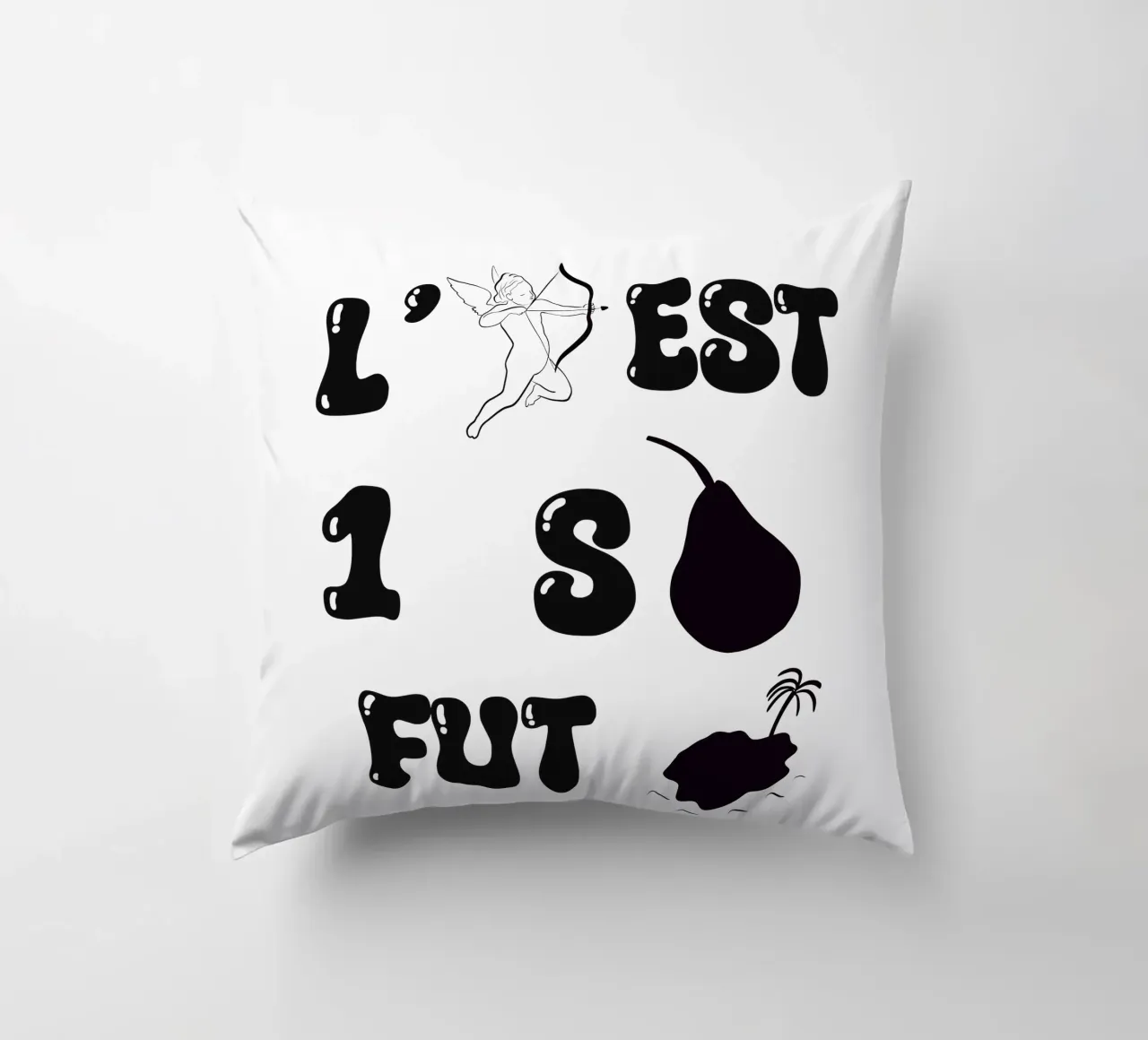 L'amore è una speranza inutile cuscino da RÉBUS REBUS