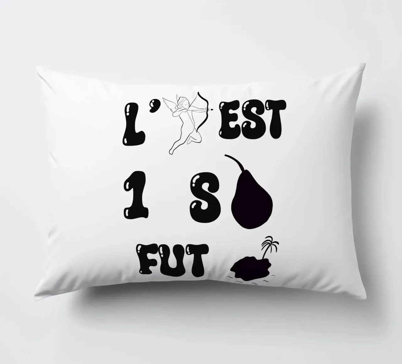 L'amore è una speranza inutile cuscino da RÉBUS REBUS