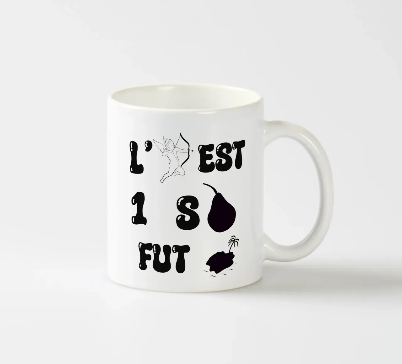L'amore è una speranza inutile tazza in ceramica da RÉBUS REBUS