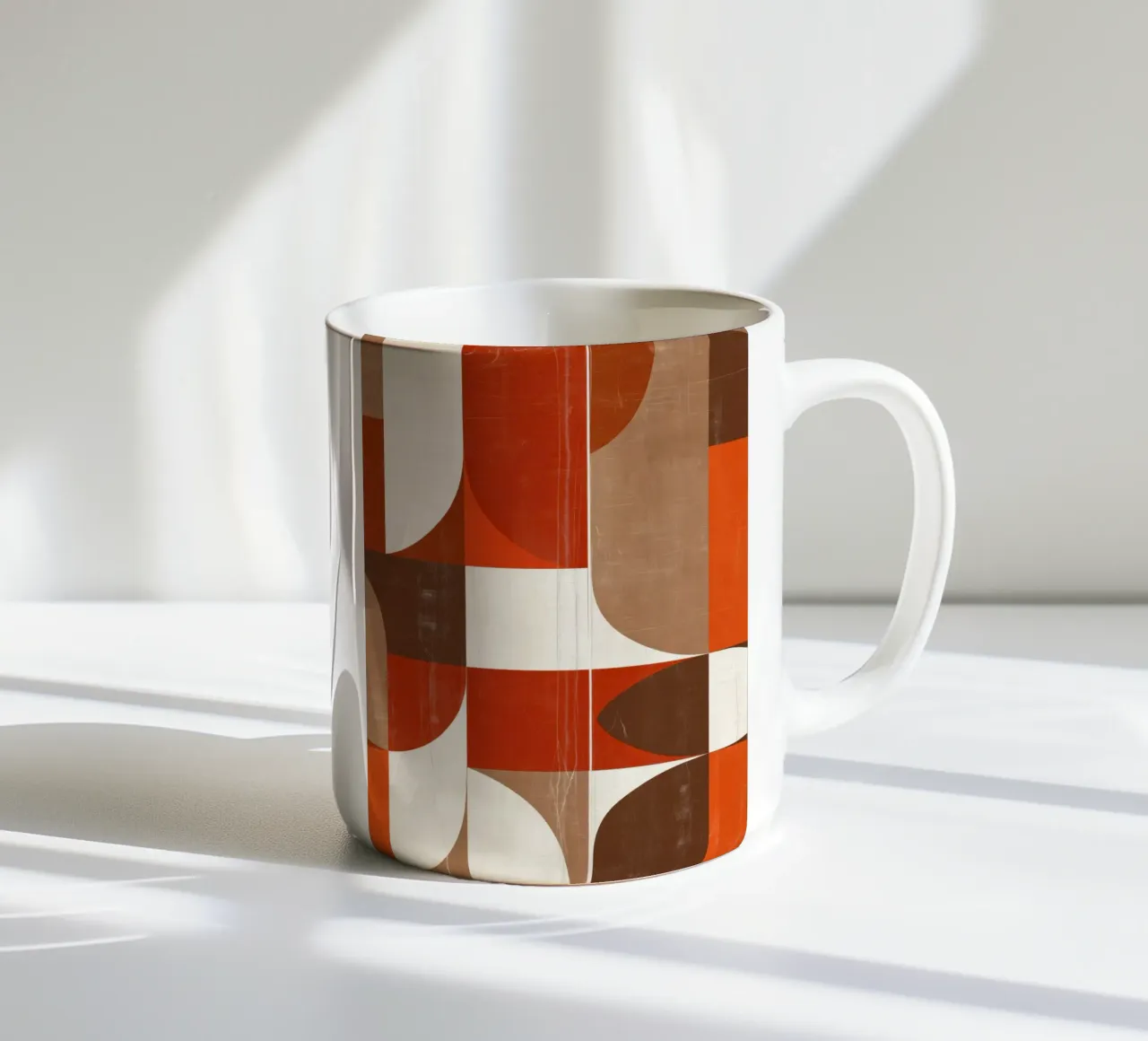 Astratto retrò tazza in ceramica da Aralyn