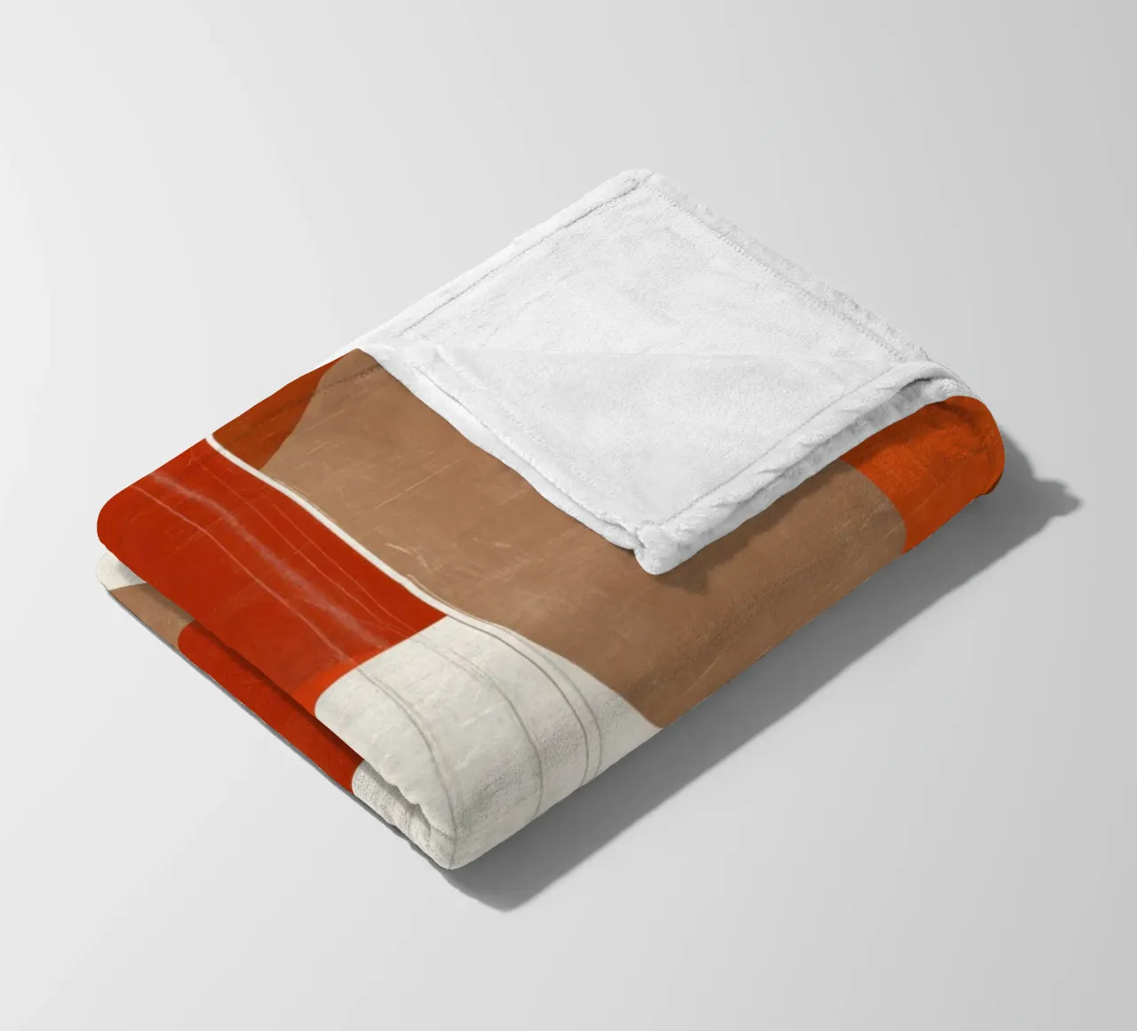 Astratto retrò coperta in pile da Aralyn