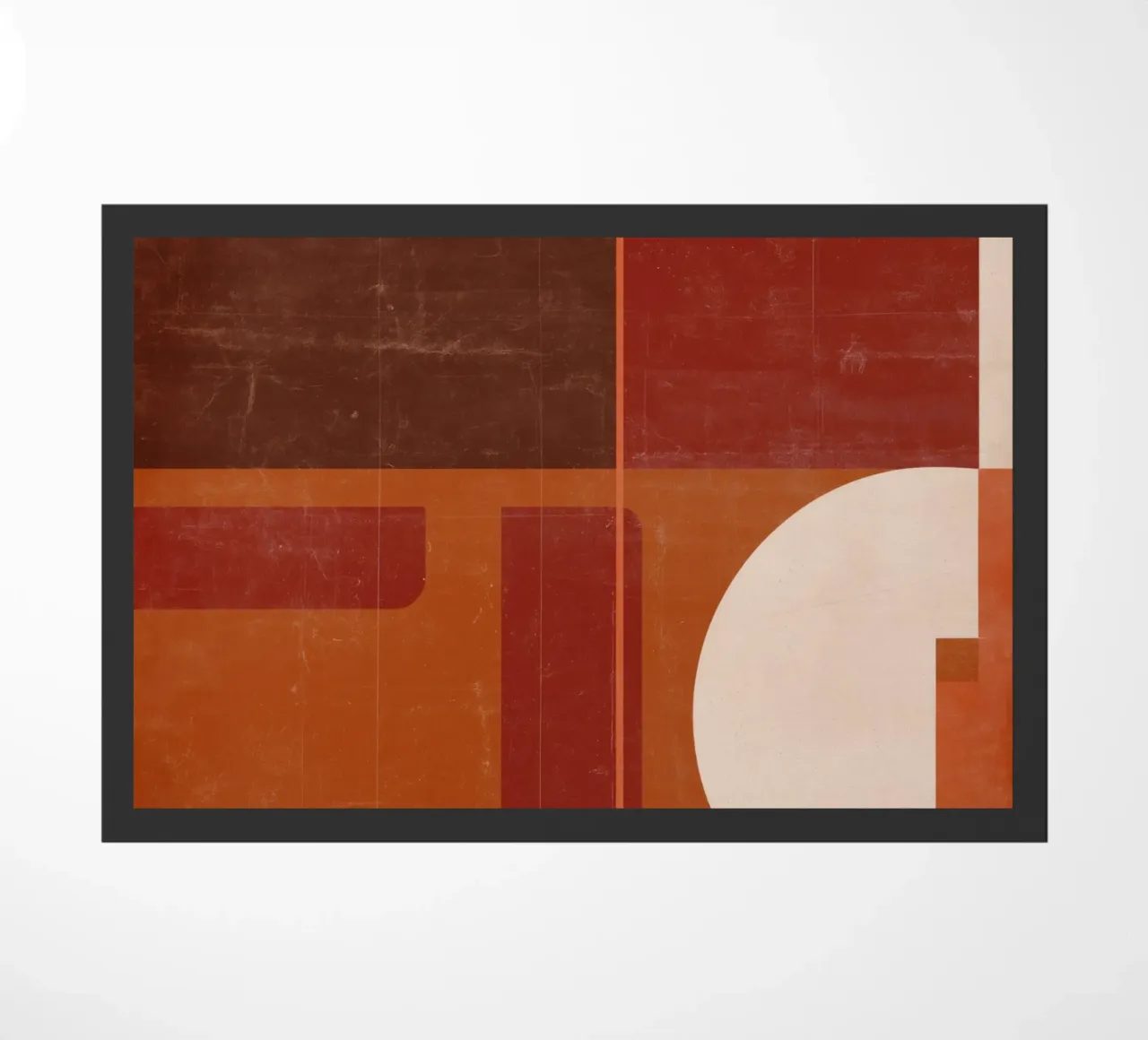 Nostalgic Geometry doormat by Aralyn