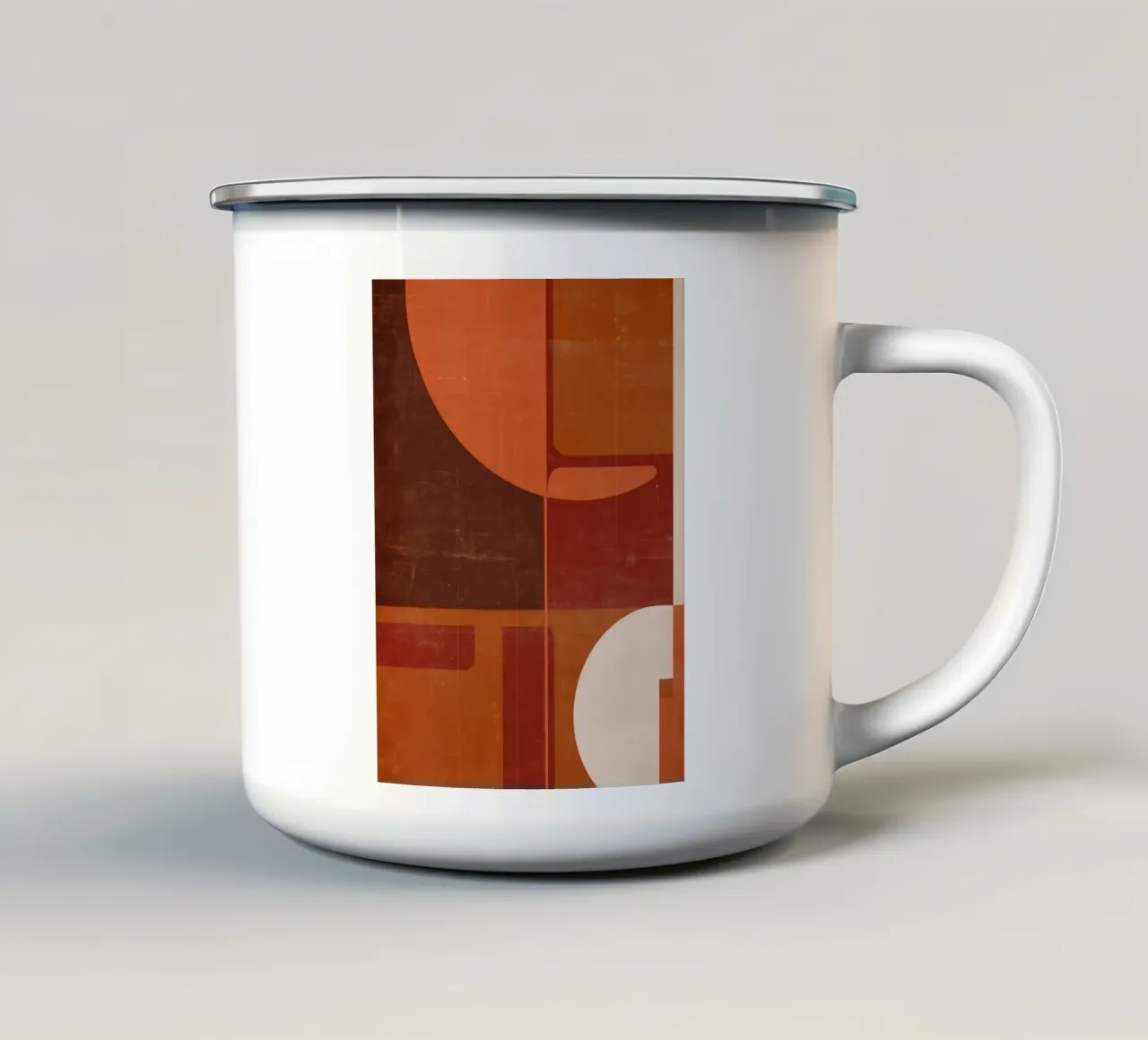 Geometria nostalgica tazza in smalto da Aralyn