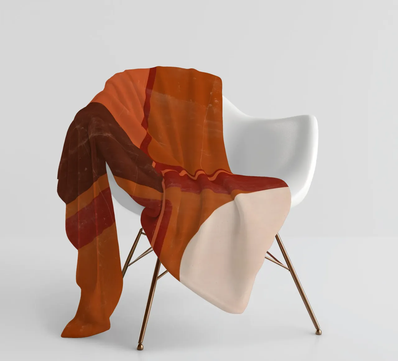 Nostalgische Geometrie Fleecedecke von Aralyn