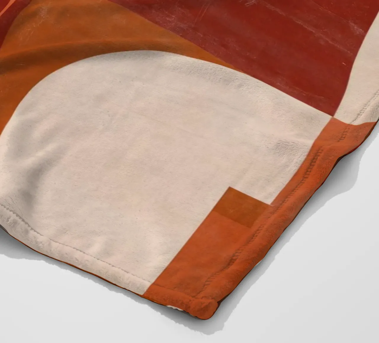 Nostalgische Geometrie Fleecedecke von Aralyn