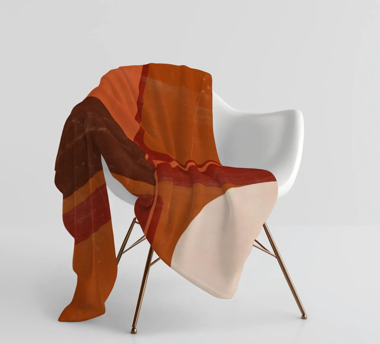 Nostalgische Geometrie Fleecedecke von Aralyn