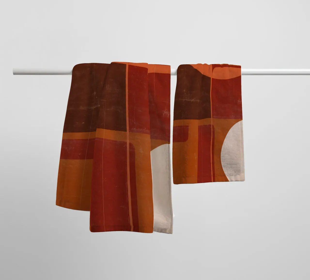 Nostalgic Geometry towel by Aralyn