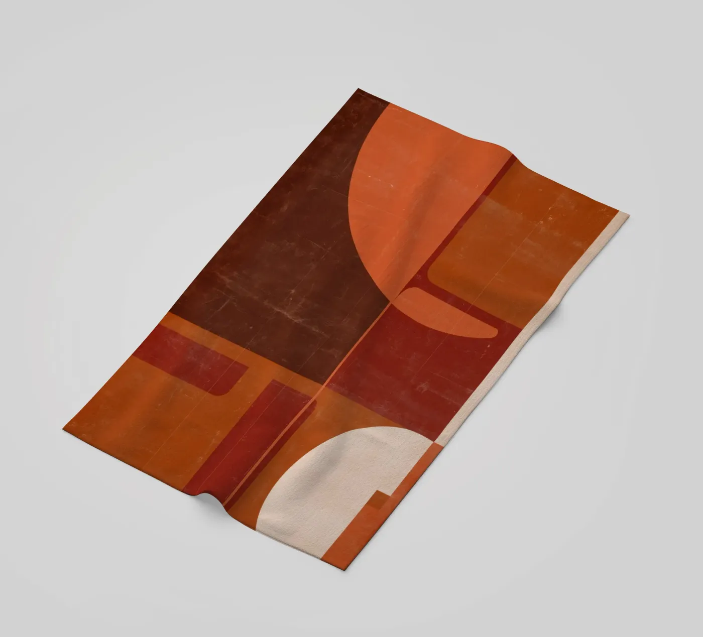 Nostalgic Geometry Strandtuch von Aralyn