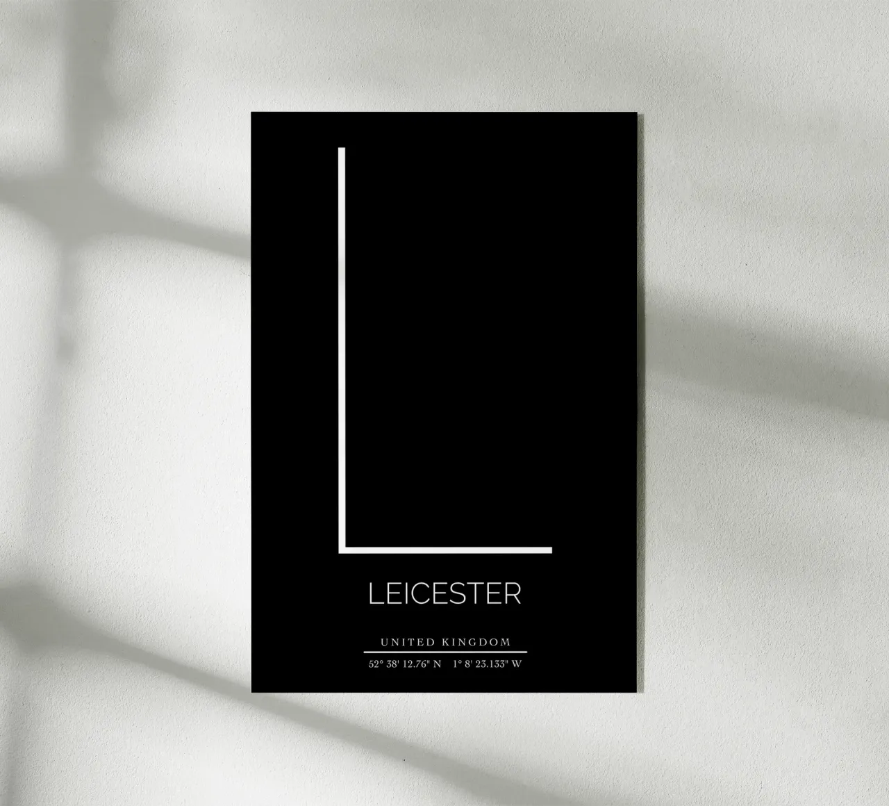 LEICESTER - black acrylic glass by CityLights