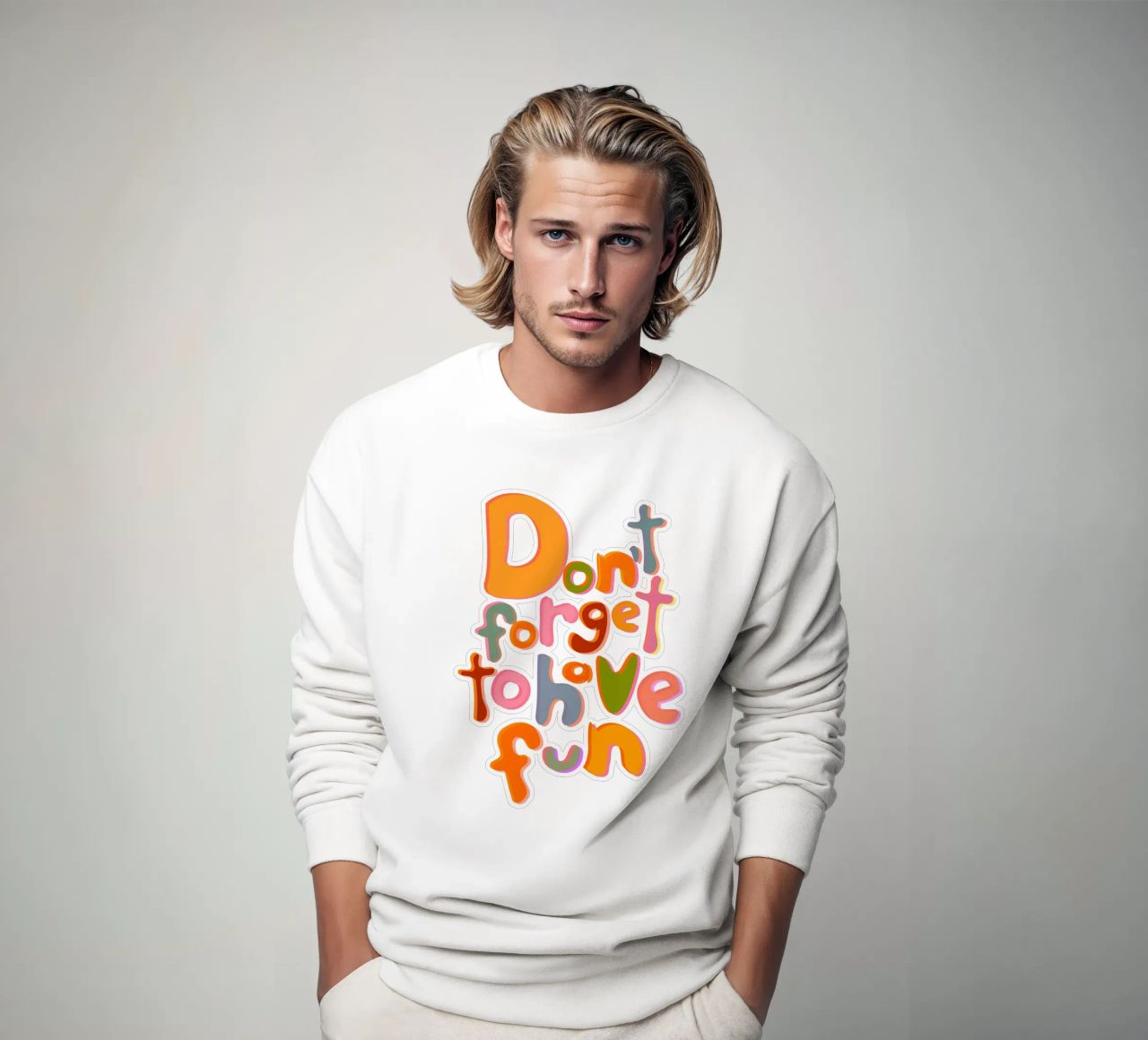 Don't Forget To Have Fun | Colorful Version felpa da sabidussi