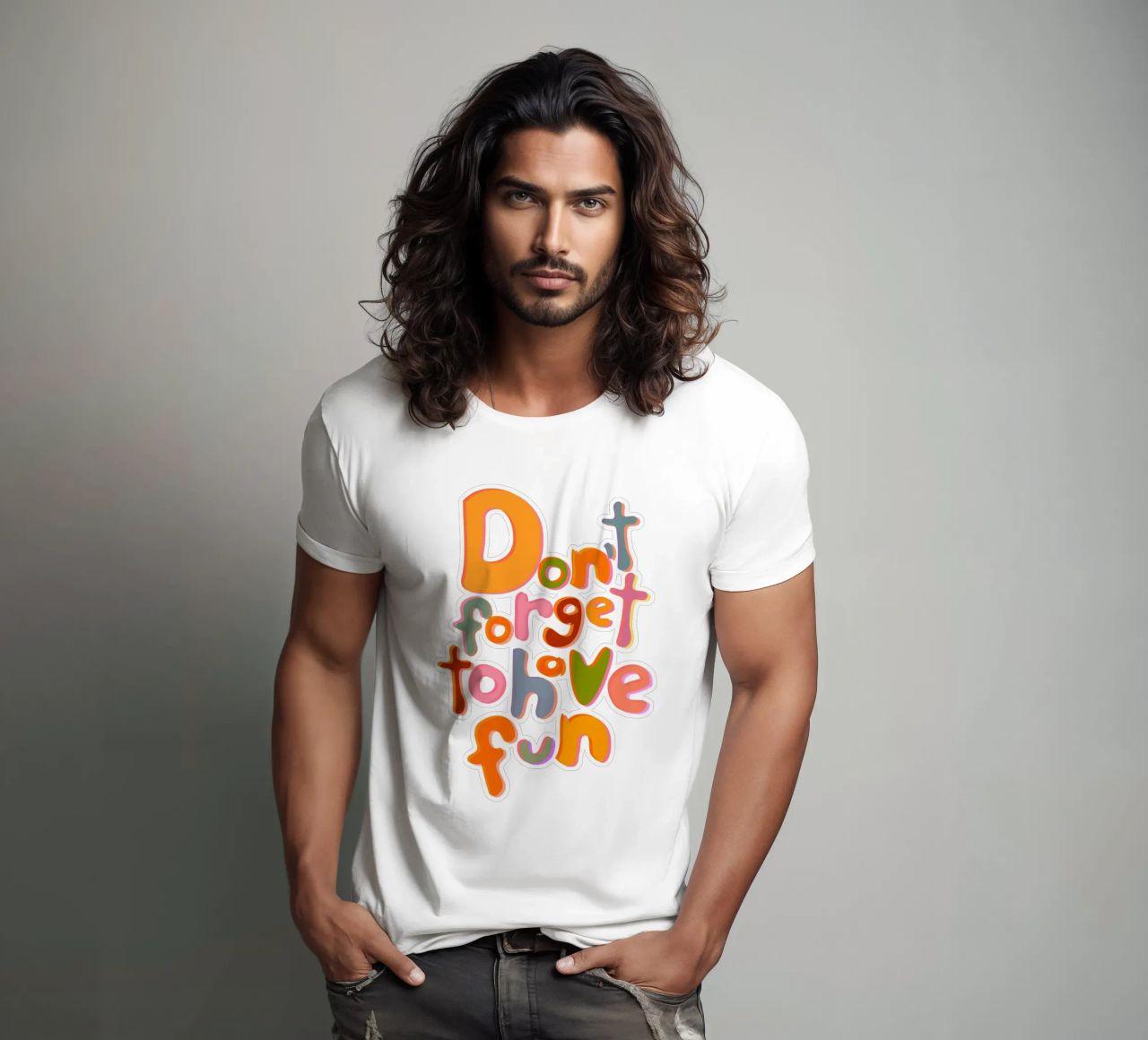 Don't Forget To Have Fun | Colorful Version t-shirt da sabidussi