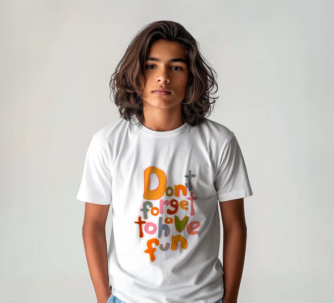Don't Forget To Have Fun | Colorful Version t-shirt bambini da sabidussi