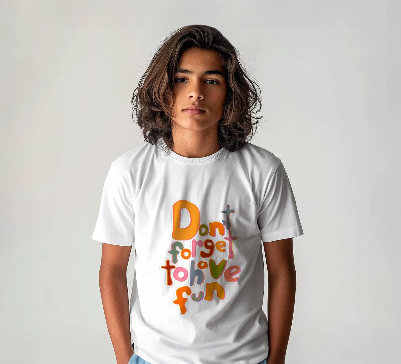 Don't Forget To Have Fun | Colorful Version t-shirt bambini da sabidussi