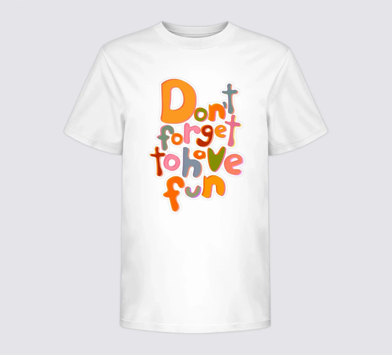 Don't Forget To Have Fun | Colorful Version t-shirt bambini da sabidussi